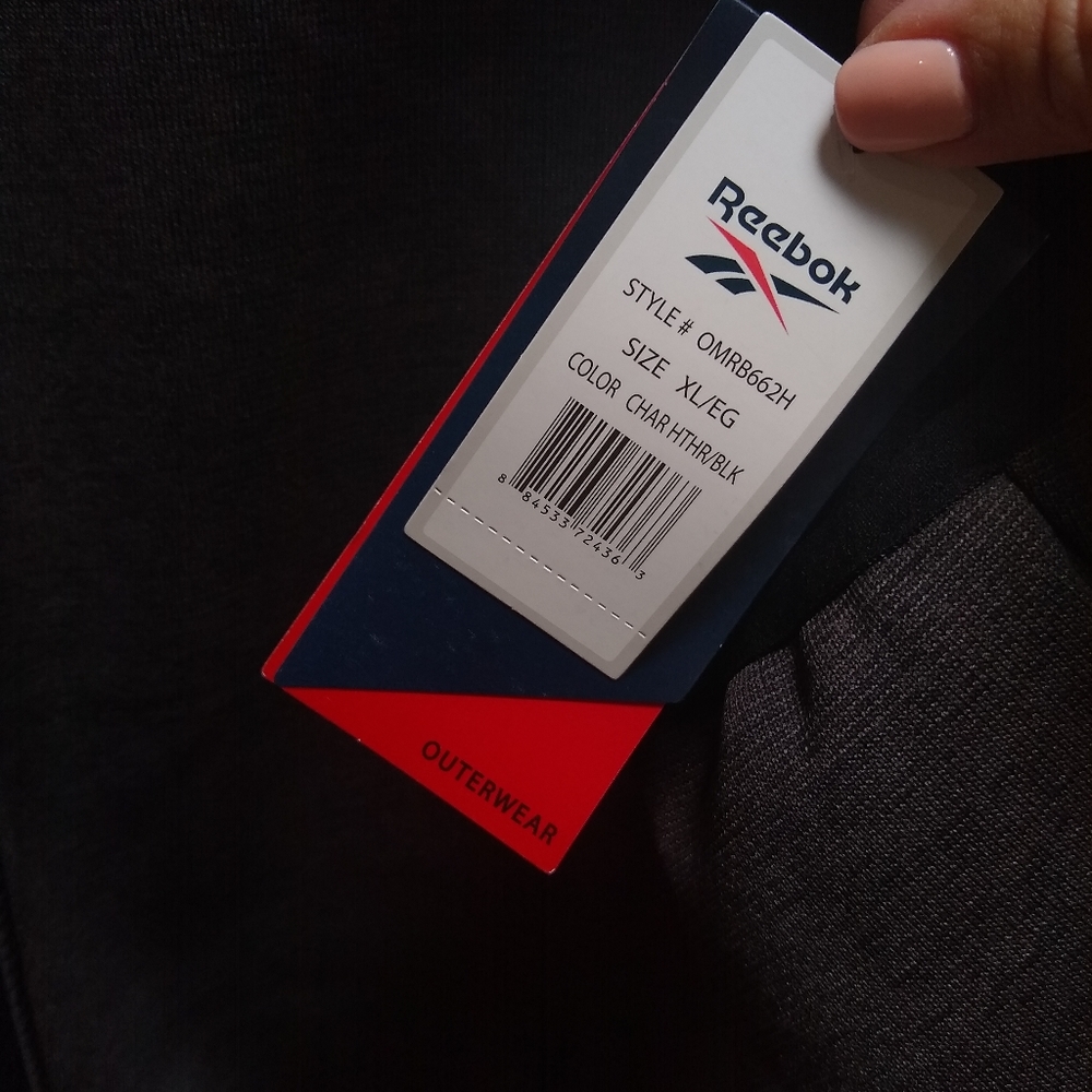Men's Reebok Soft Shell Hoodie Jacket - Picture 4 of 6